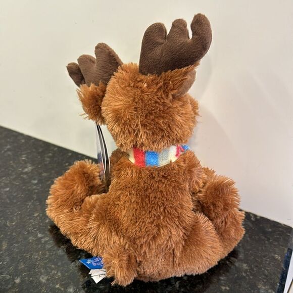 Russ Shining Stars Christmas Holiday Reindeer Plush 9" Registry Code Included. - Picture 5 of 16